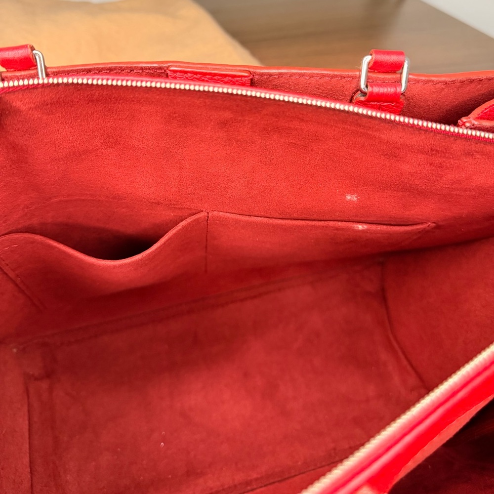 Louis Vuitton Rubis Pebbled Leather Lockmeto Bag - Picture 14 of 17